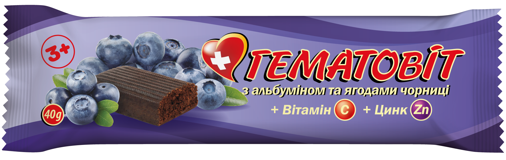 Gematovit with albumin and blueberries